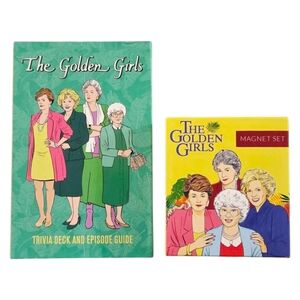 The Golden Girls Series Trivia Game and Magnet Set Bundle